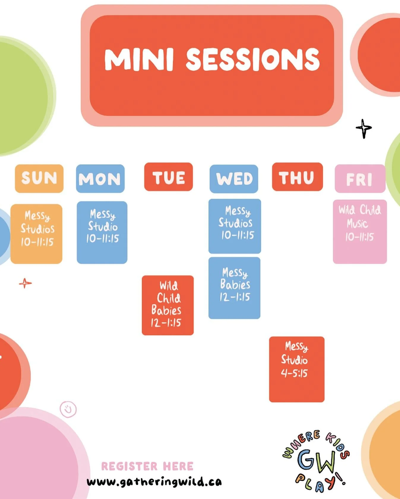 Commitment issues ? We get it ! Our mini sessions are just four weeks of fun !
