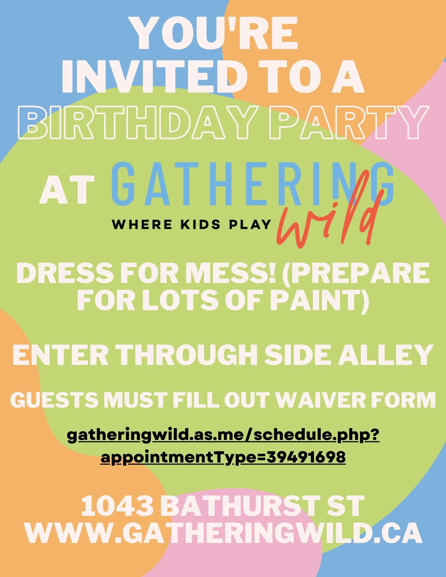 Birthday Party Invitation ??? Gathering Wild