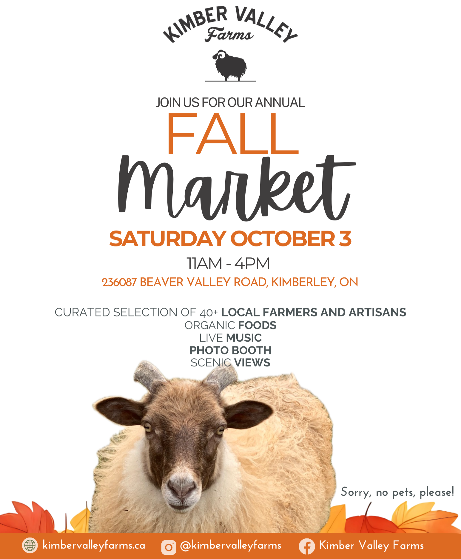 Fall Farmers and Makers Market