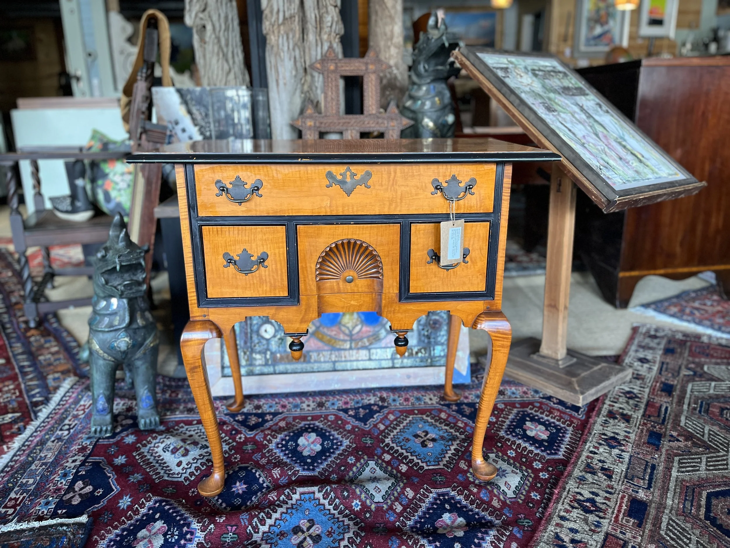 David Lefort Queen Anne Style Lowboy Massachusetts 20th Century Height 31" Width 32" Depth 18"	$1,800.00 