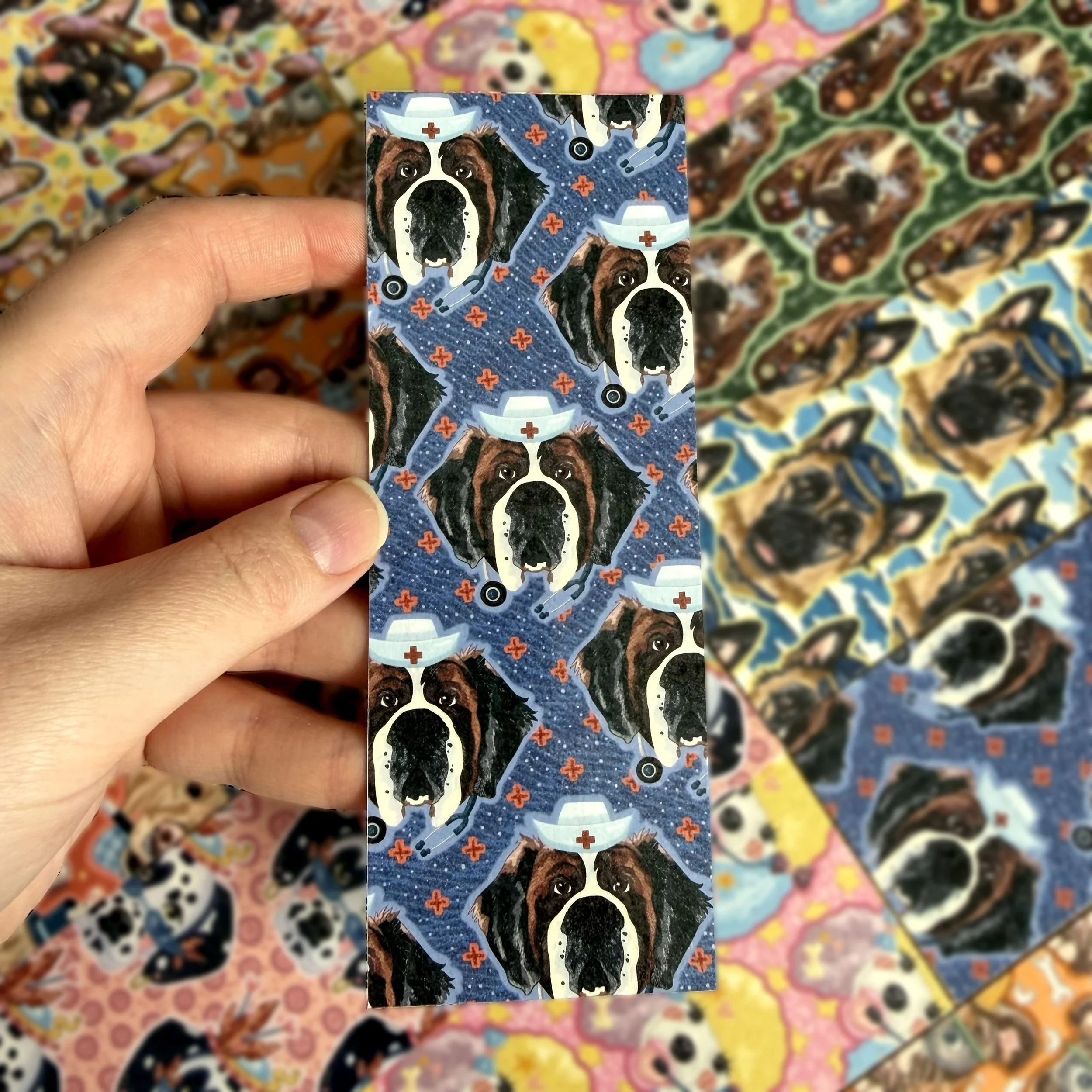 Nurse Dog Bookmark