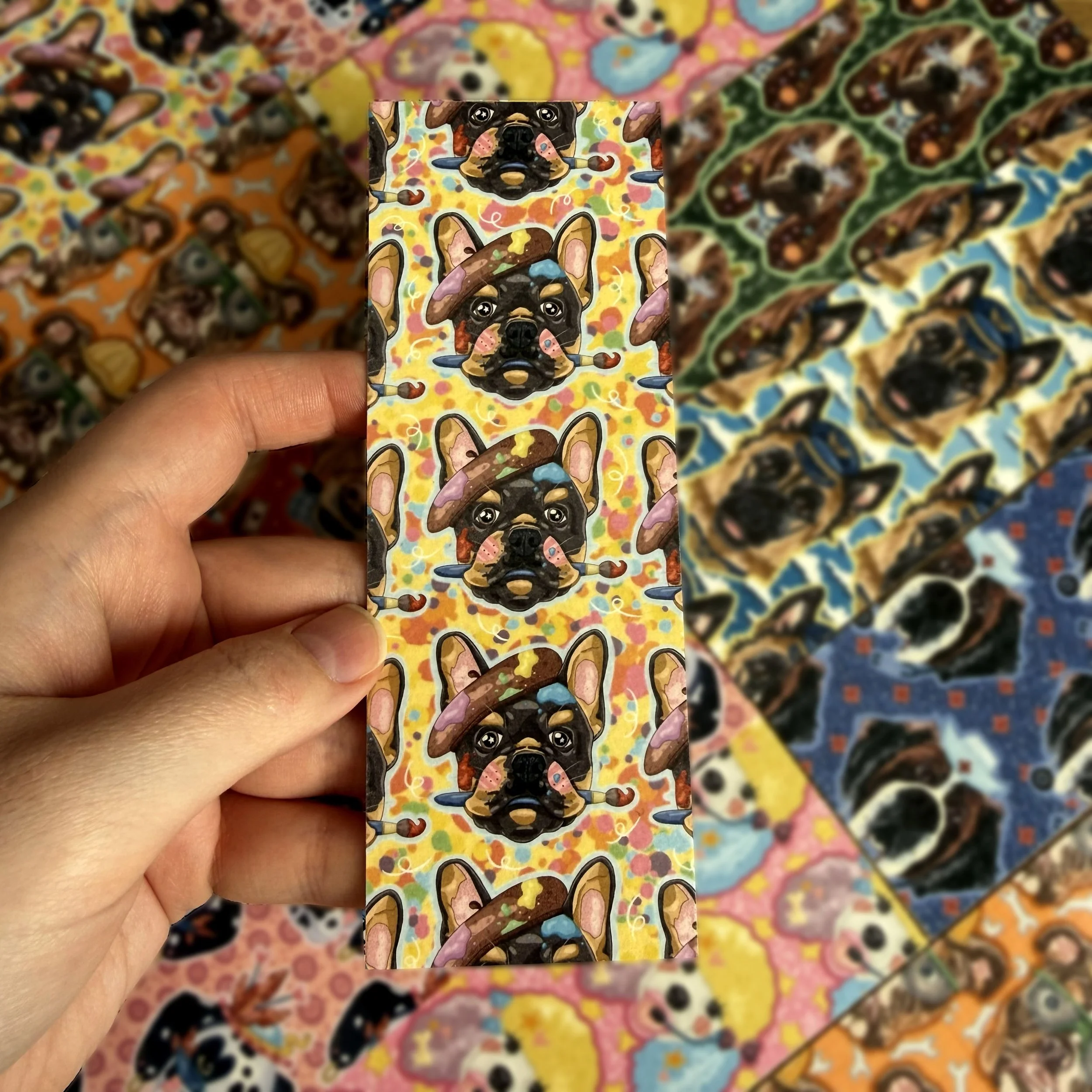 Artist Dog Bookmark
