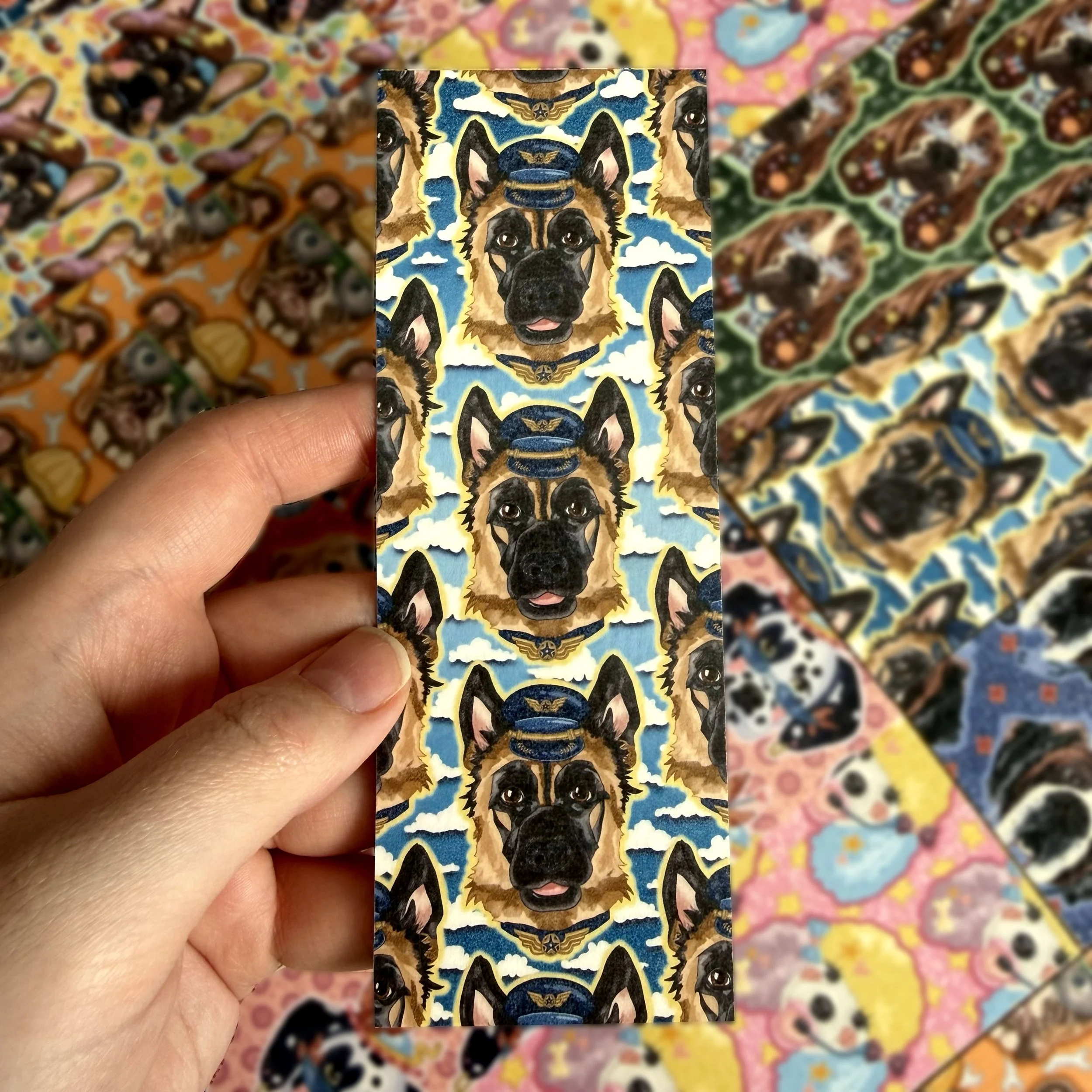 Pilot Dog Bookmark