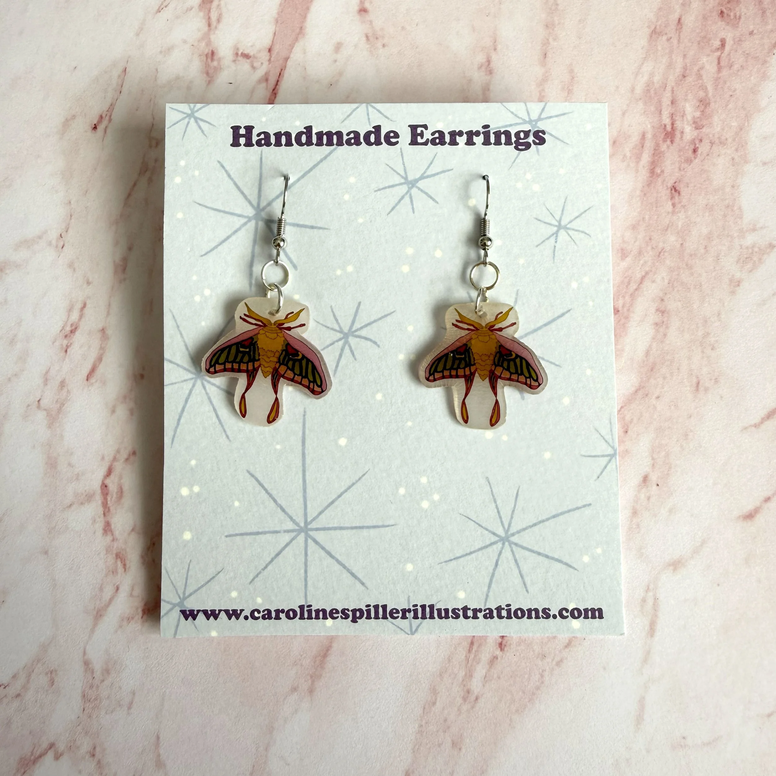 Moth Earrings