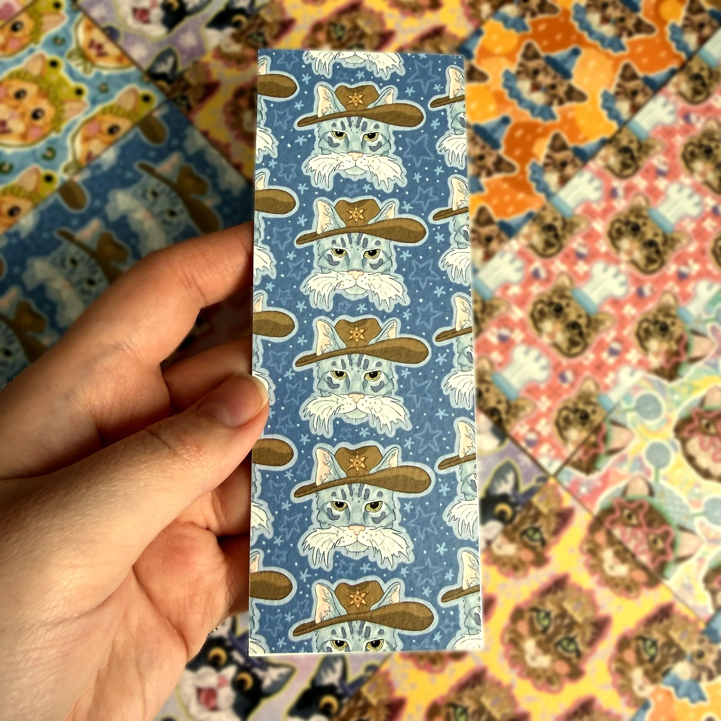 Cowboy Cat Bookmark