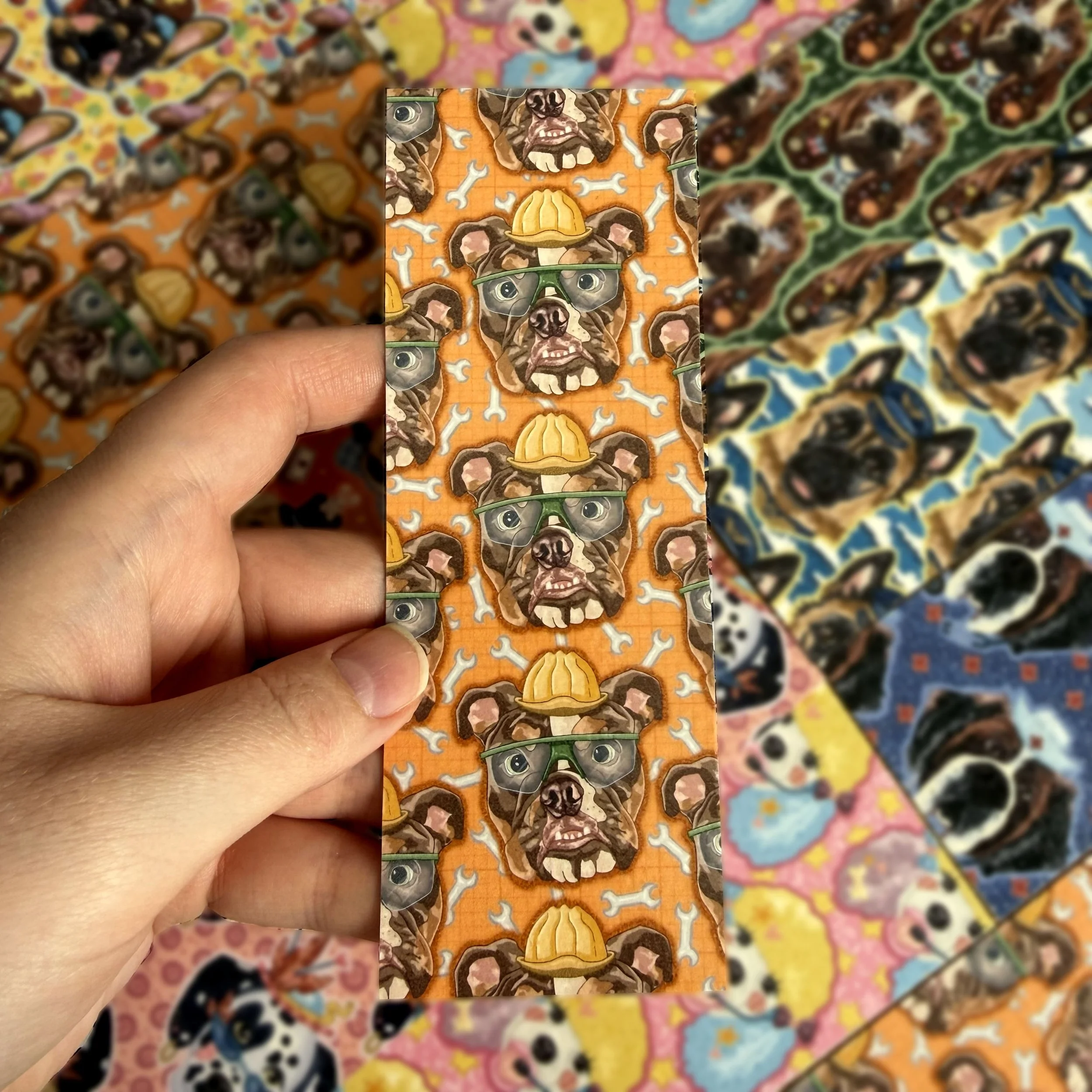 Builder Dog Bookmark