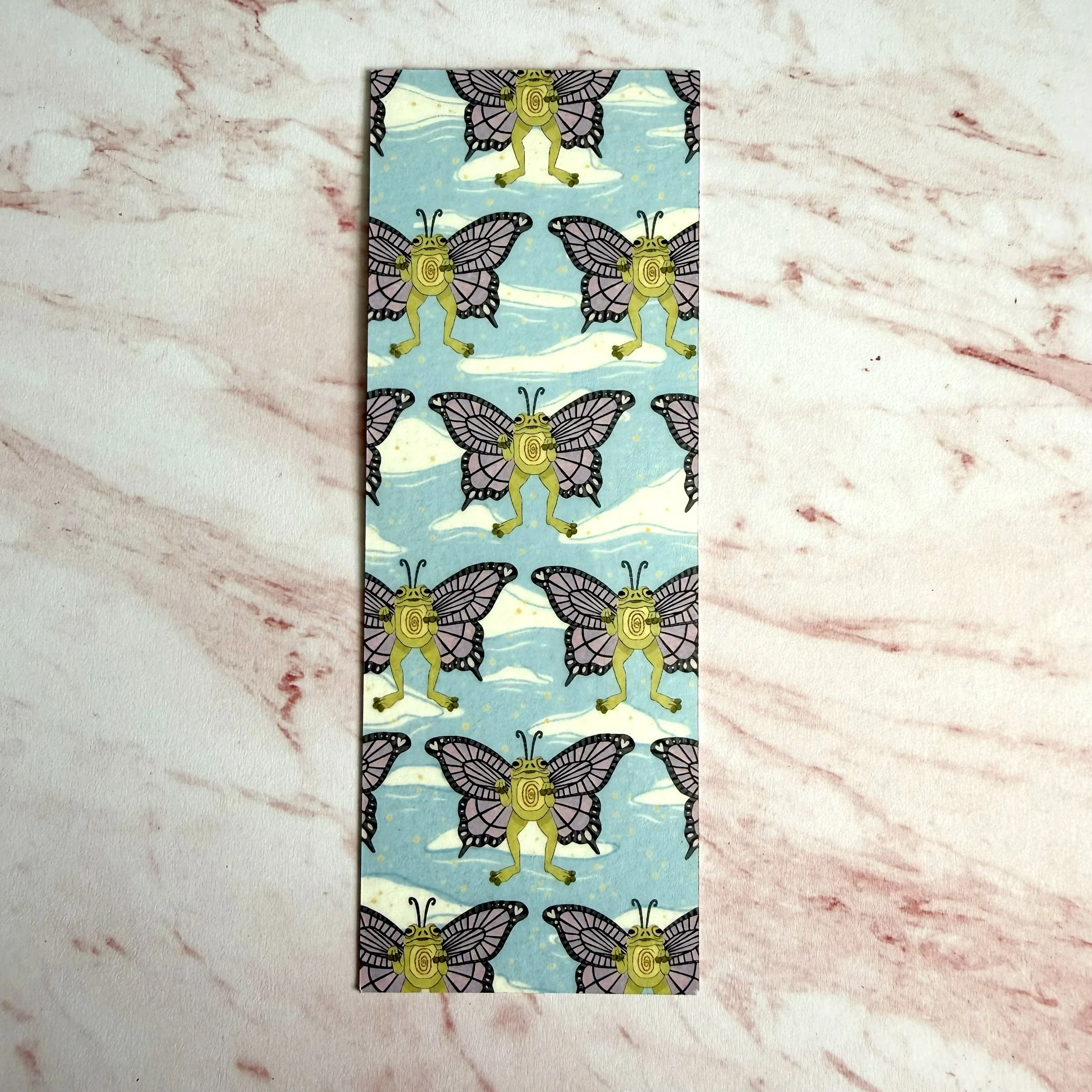 Butterfly Frog Bookmark