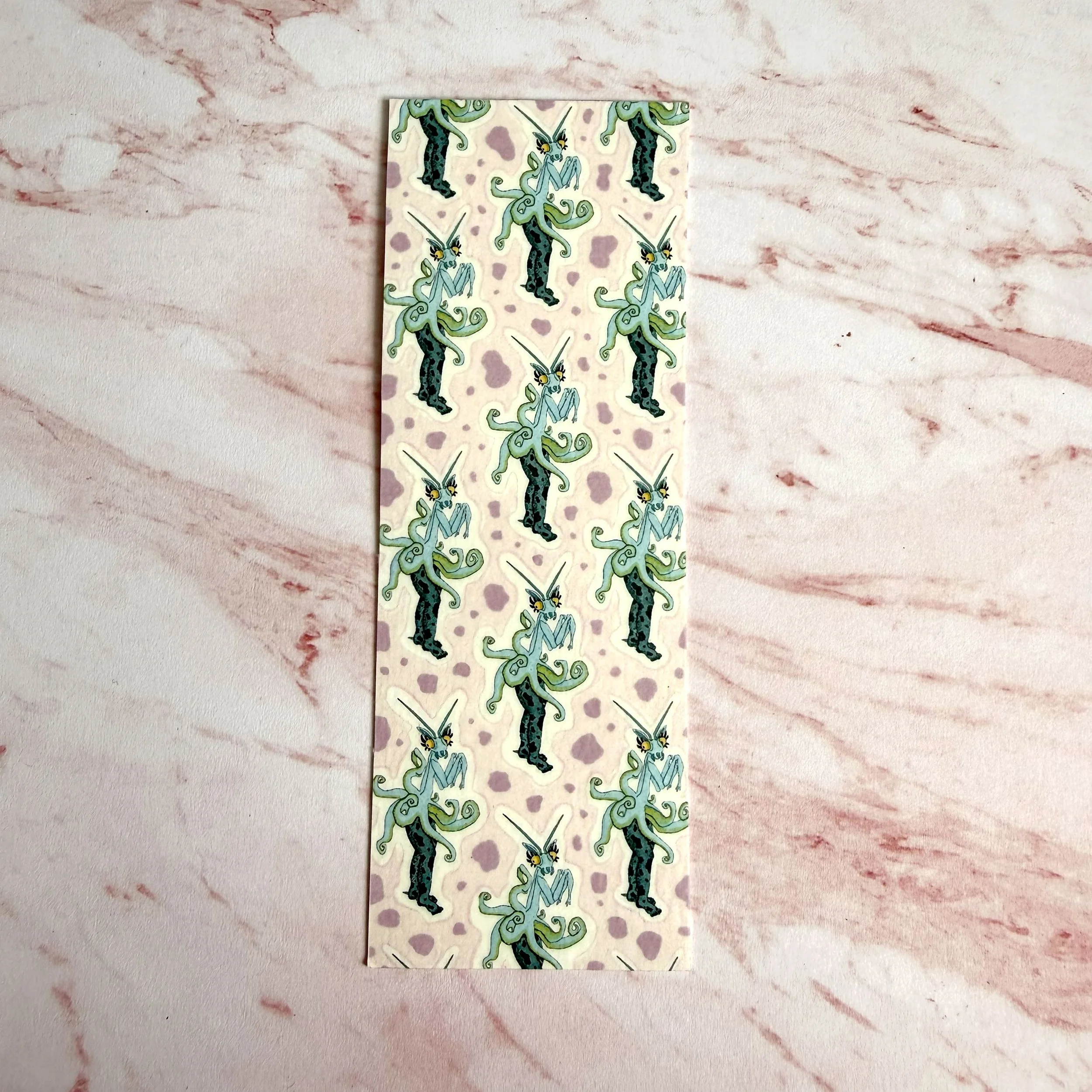 Praying Mantis Mythical Creature Bookmark