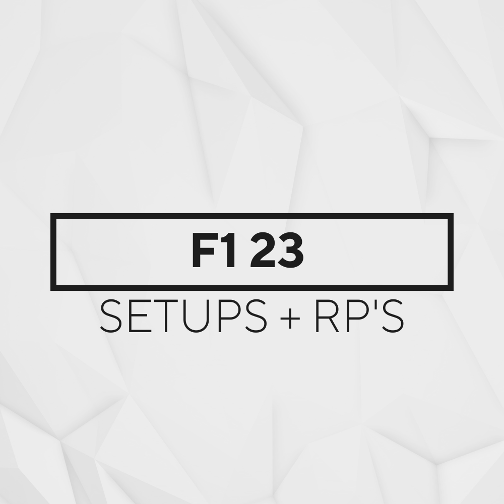 F1 23 Setups F1 23 setups