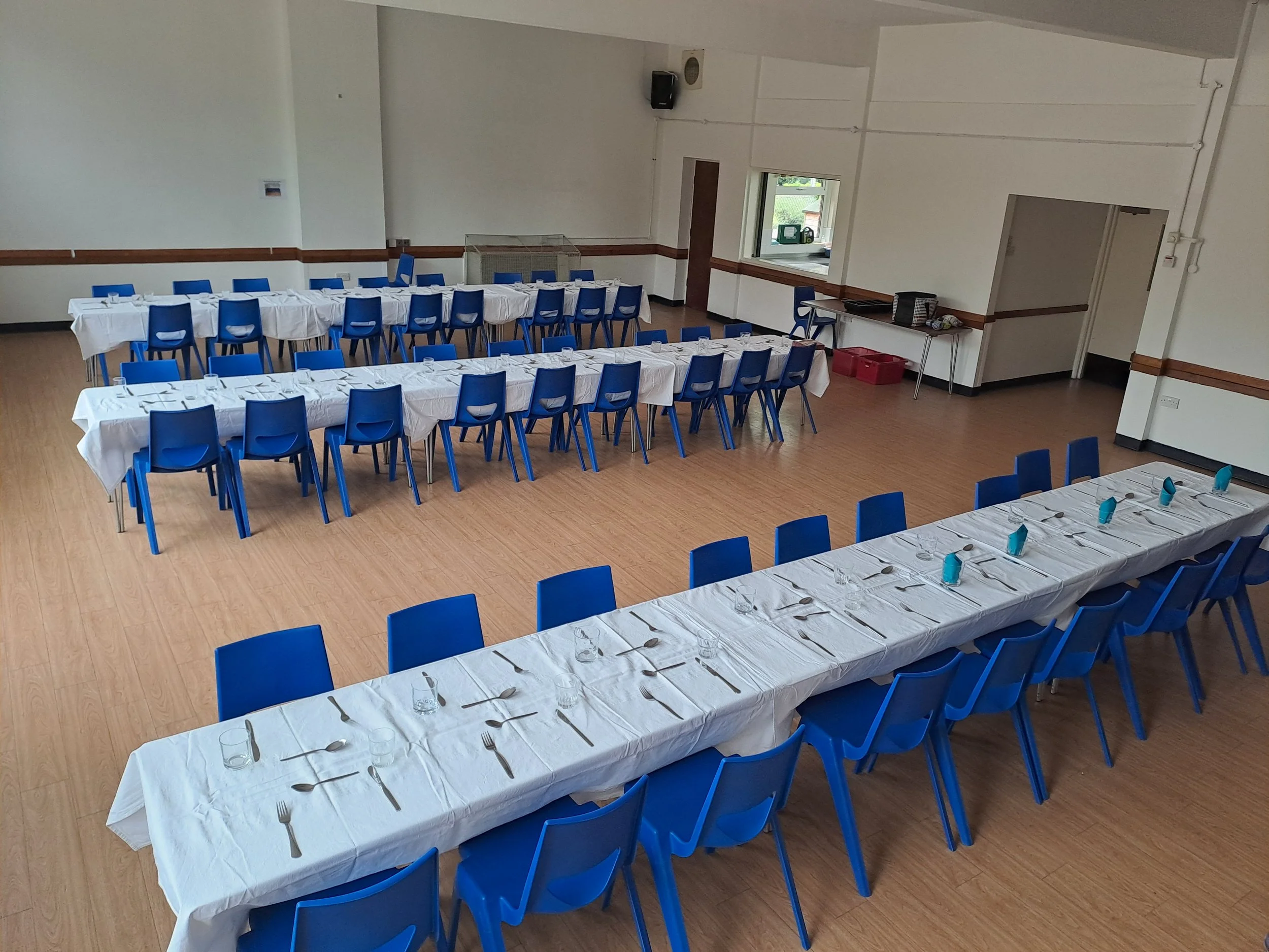Large Hall table layout