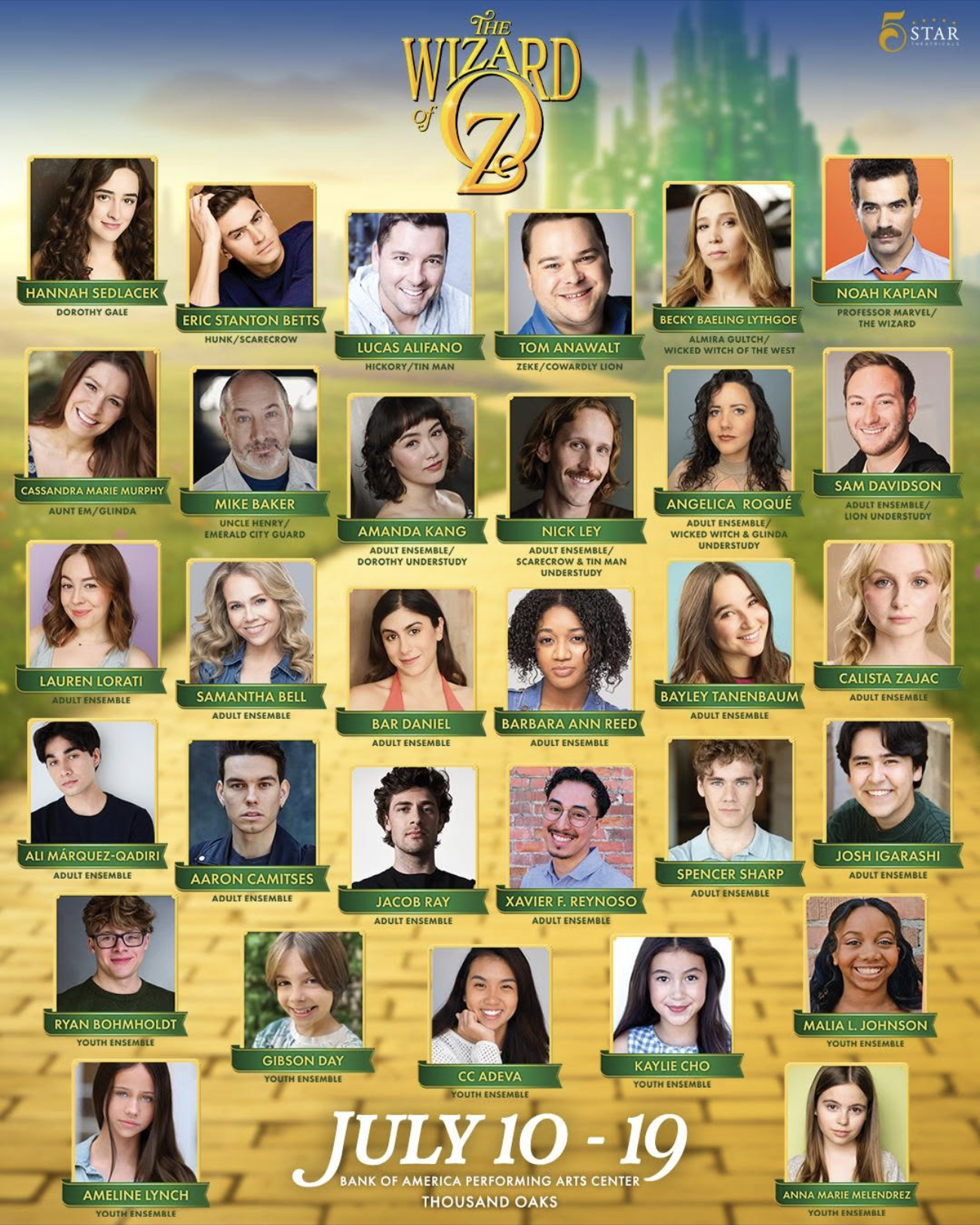 🎬 Meet the Cast &amp; Crew Bringing The Wizard of Oz to Life in Thousand Oaks