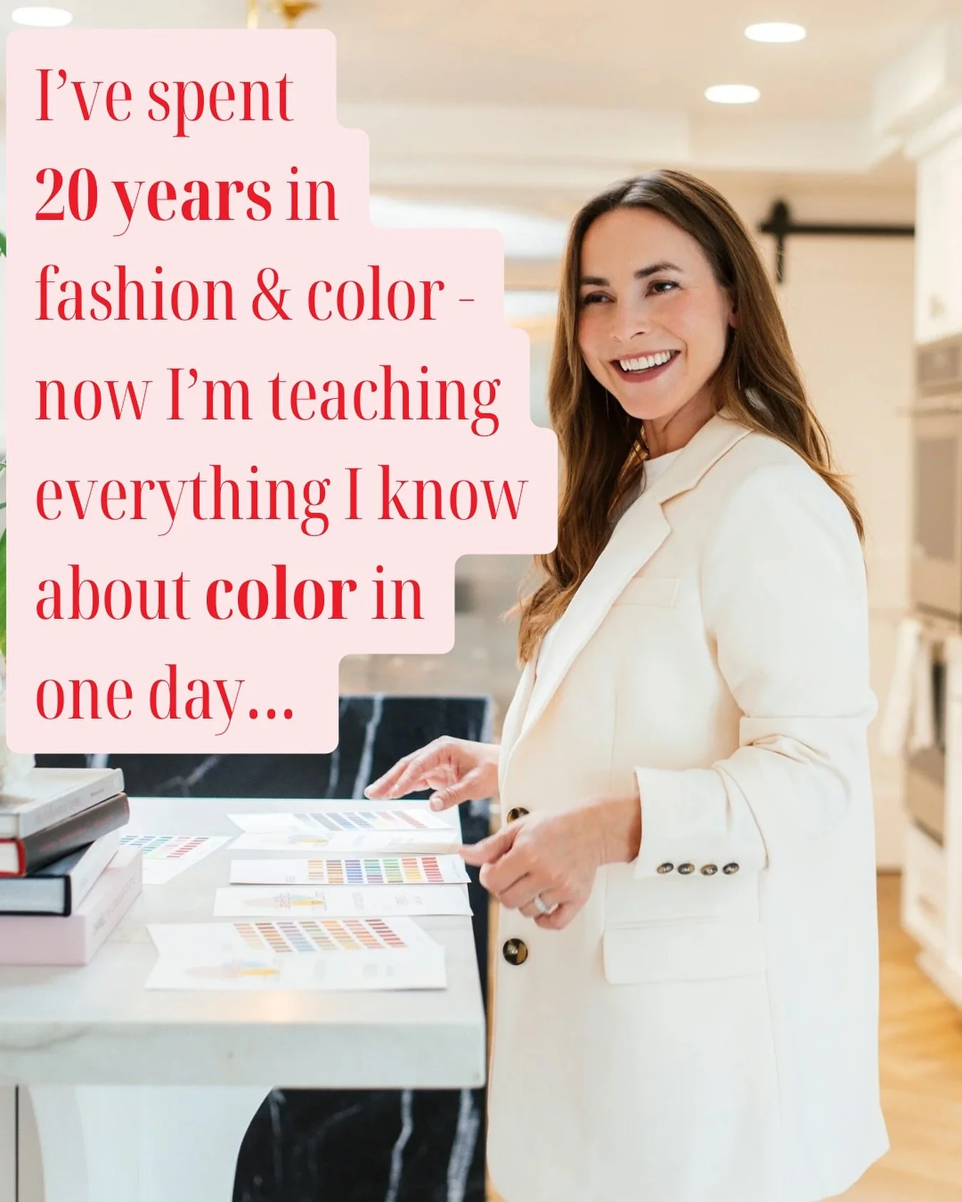 I’ve spent over 20 years in fashion and color — and now I’m teaching everything I know in one day.
From Nike’s Color Lab in my early days, to a buyer in New York City, to styling women in Singapore and San Diego… color