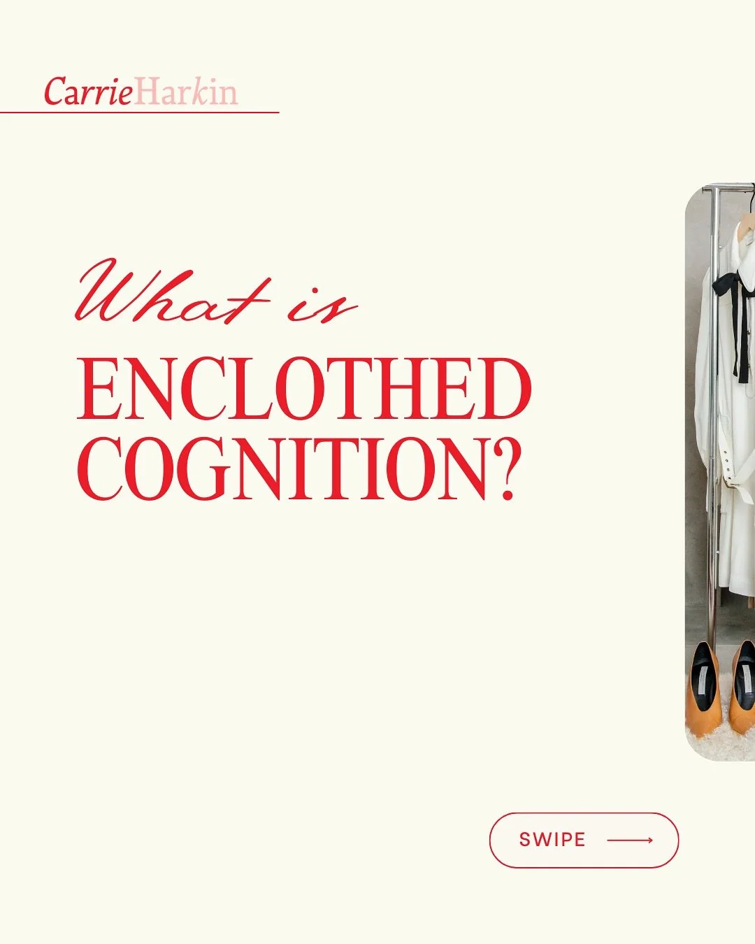 Never underestimate the psychology of clothes! Ever heard of enclosed cognition? It&rsquo;s a term coined by two Columbia Business school professors whose research proved that what you wear not only affects how you feel, but also how you perform. I l