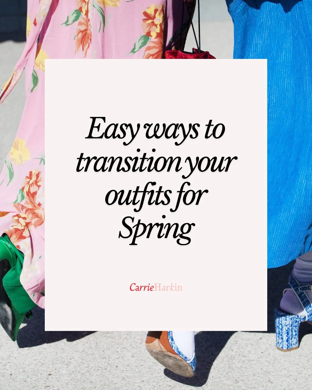 Depending on where you are, spring is either in full swing or just starting to peek through. Either way, this is the perfect time to begin weaving in that fresh, lighter energy without fully letting go of your winter wardrobe.

Think of it as a trans