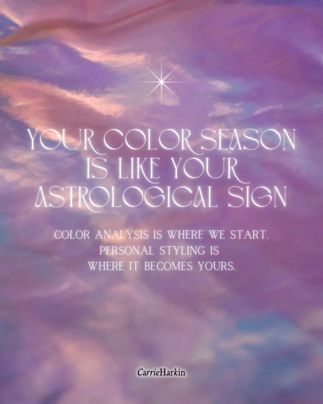 ✨ Color gives you the map. Styling is how you learn to navigate it for you. ✨

Color analysis is a lot like astrology. Some of it lands, some of it doesn&rsquo;t. Both are meant to be guidance - a starting point, a conversation starter. They only tak