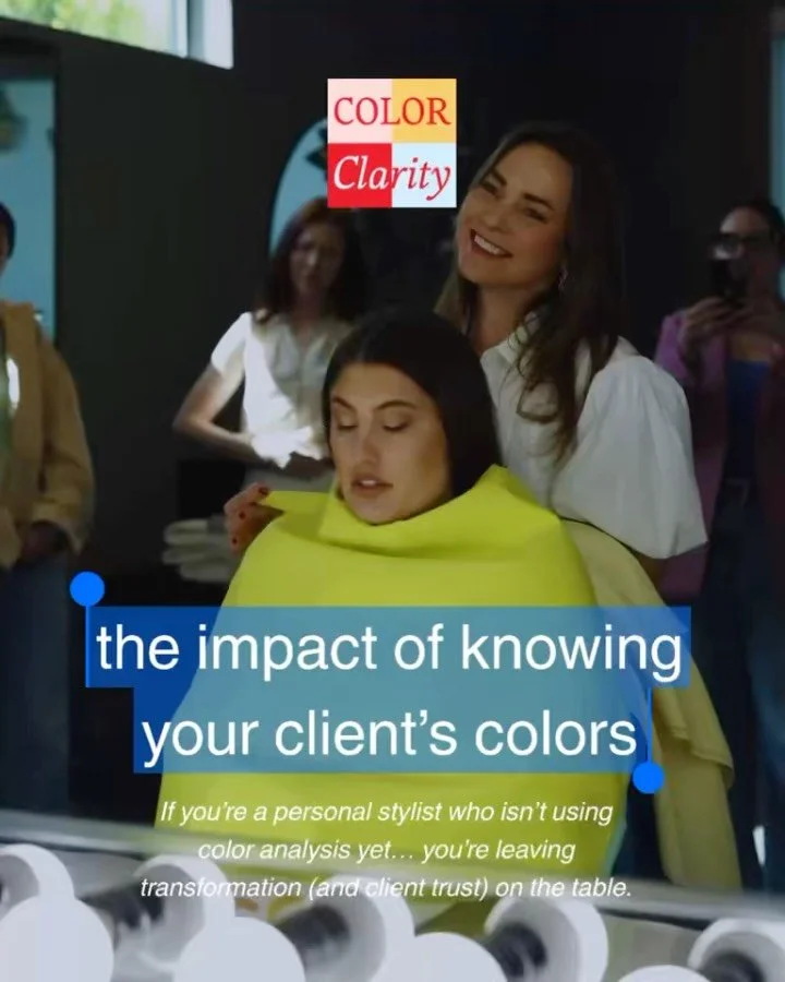 Having color knowledge, a trained eye and being able to communicate it in a professional way to your clients is a business advantage&hellip;full stop. 

Join me in NYC May 21st for a modern color training.

#coloranalysis #stylisttraining #personalst
