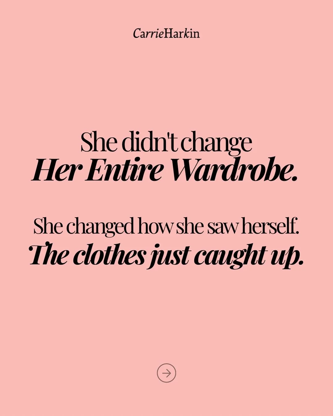 I&rsquo;ve said it before and I&rsquo;ll say it a thousand times: style is so much more than clothes, it&rsquo;s emotional, psychological and a trigger to yourself that you are WORTH IT ✨

Investing in your personal style is not vanity, it&rsquo;s se