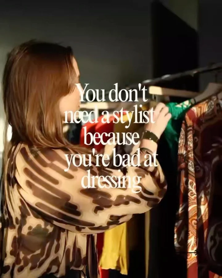 My clients don&rsquo;t hire me because they zero sense of style. At a surface level they hire me because of lack of time, energy, mind space or they&rsquo;re looking for their wardrobe to catch up to where they are now. 

But the deep down reason - w