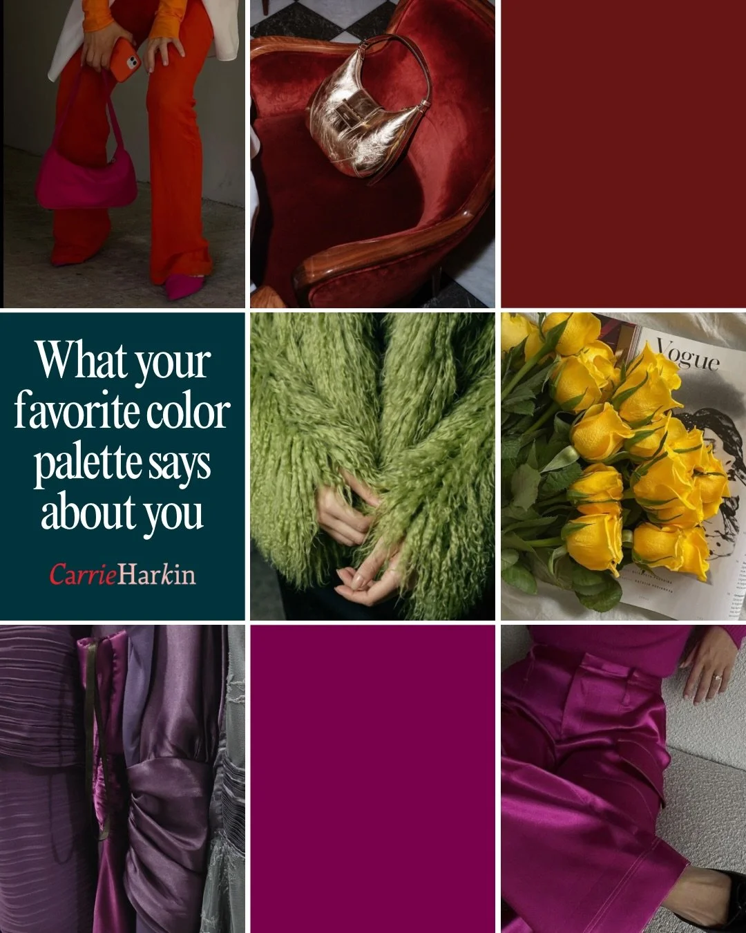 What does your favorite color say about you? The energies and emotions color holds cut through the conscious and straight to the sub conscious. Whether we realize it or not the colors we surround ourself with and are drawn to say a lot about our true