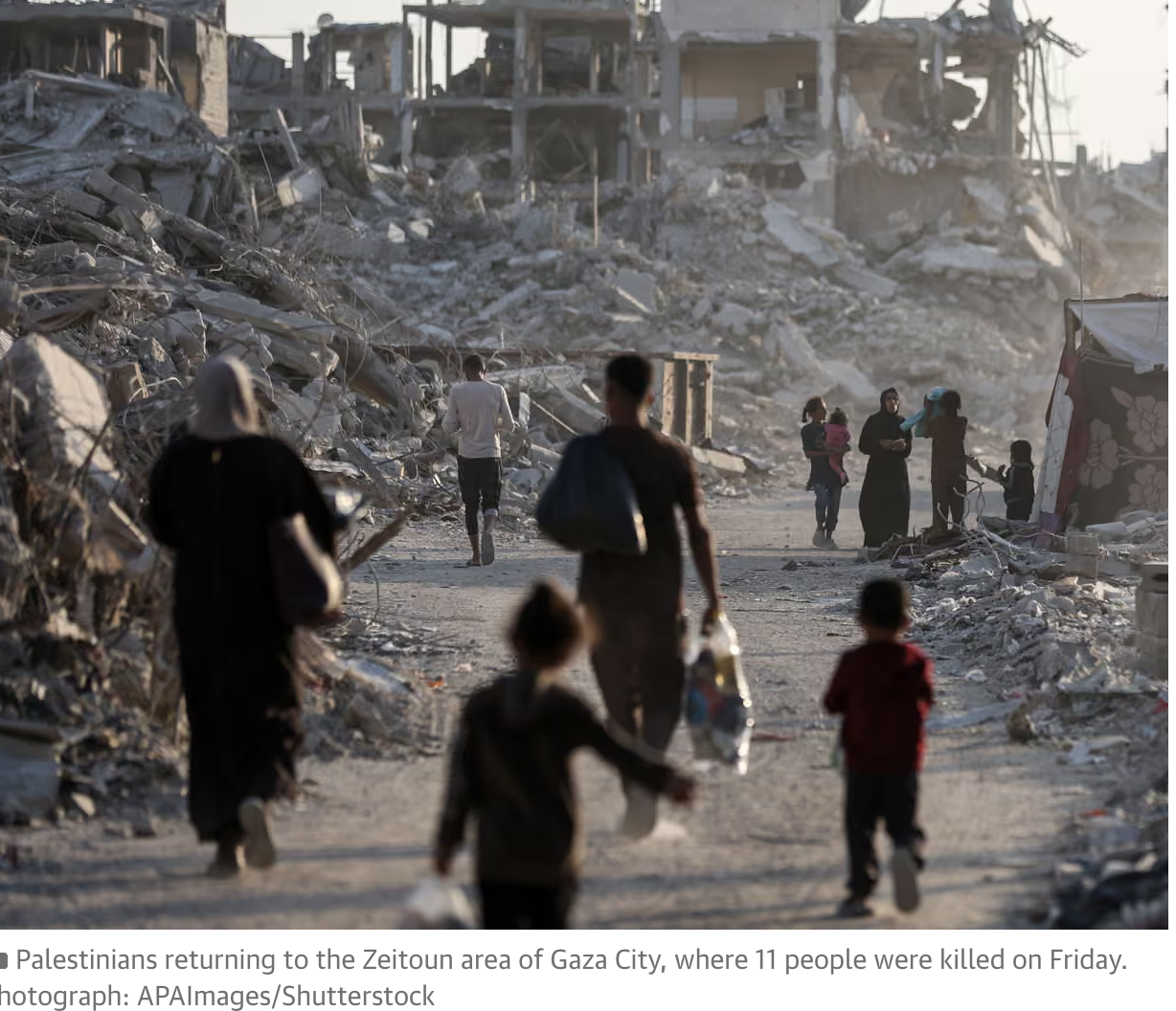 Despite ceasefire, Israeli strikes continue.