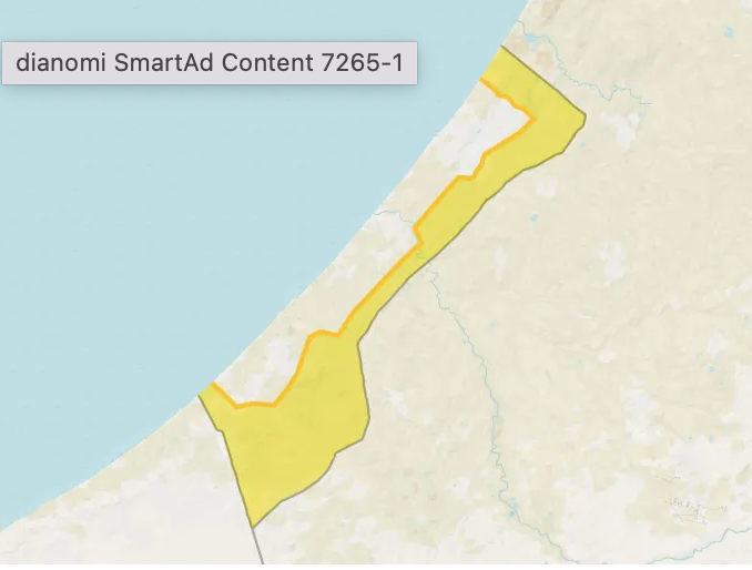 Ceasefire announced.&nbsp; Map of Gaza showing withdrawal lines.&nbsp;