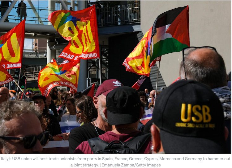 Sept 26: Dock Workers Across Europe Gather to Plan Trade Squeeze on Israel&nbsp;