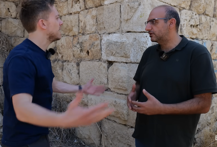 Owen Jones goes to Palestine with “this incredible Christian-Palestinian organization called Sabeel”.