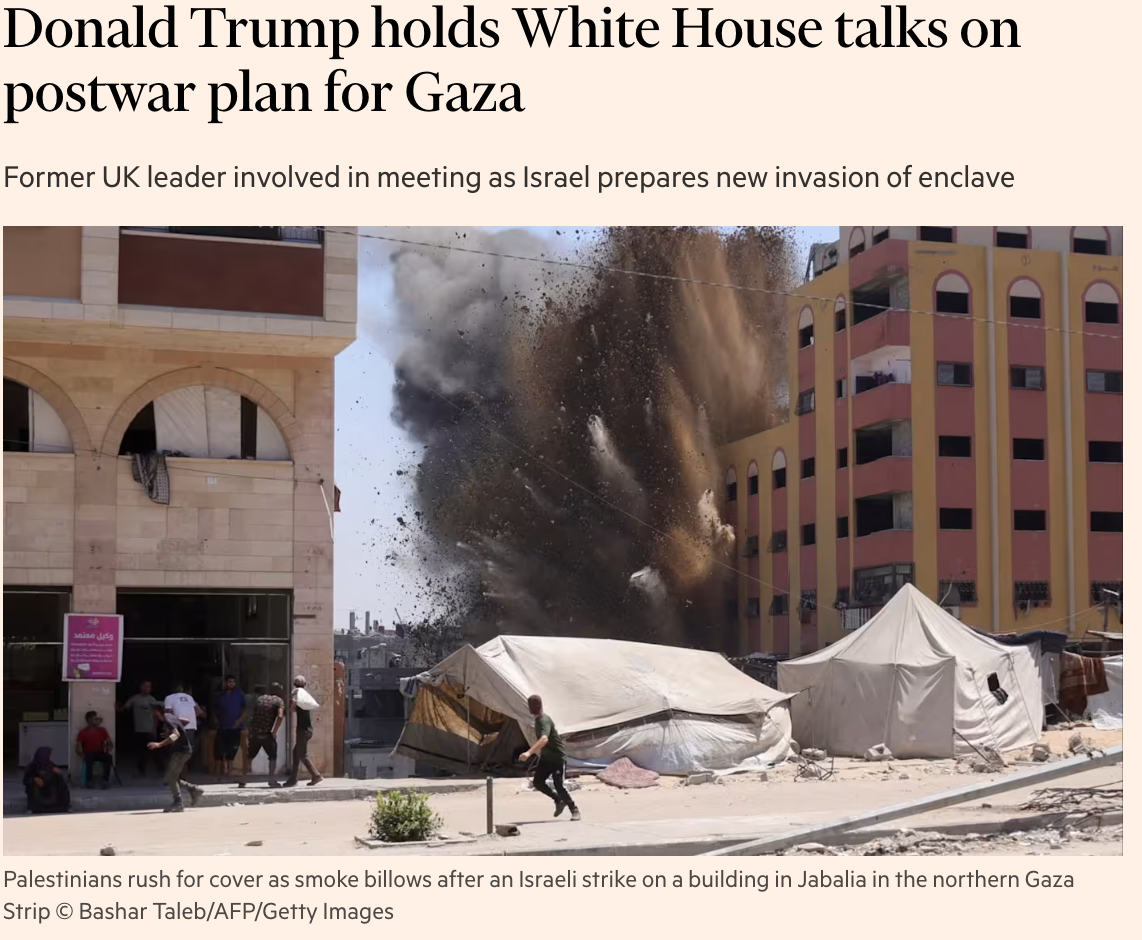 &nbsp;Trump’s Gaza “riviera” reconstruction plan