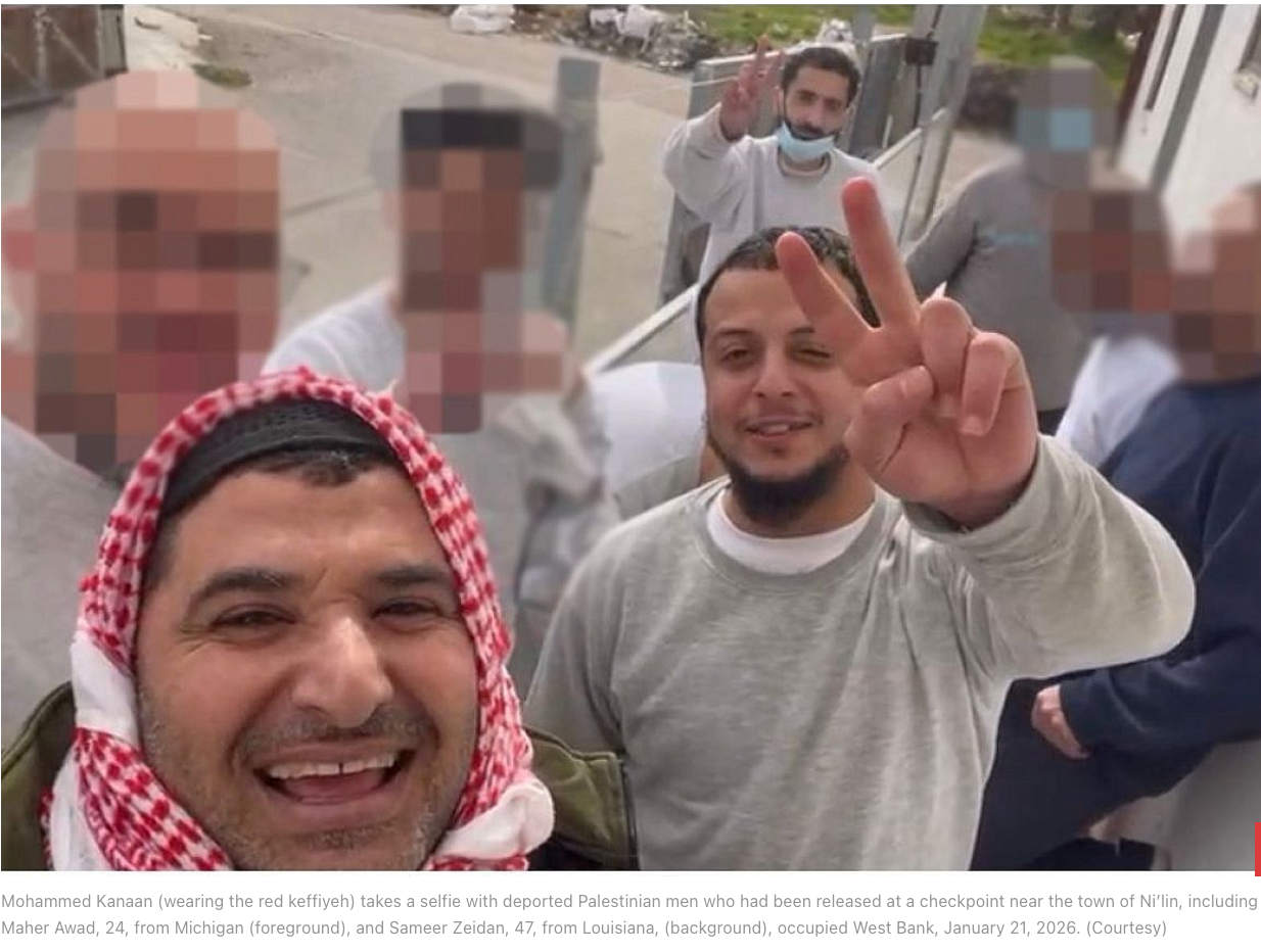 ICE Deporting Palestinians to West Bank