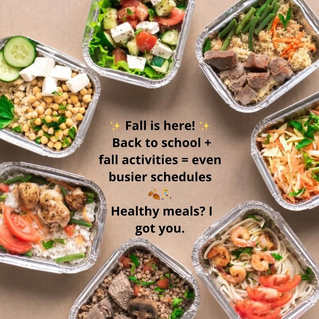 🍂 Back-to-school, sports practices, fall festivals… life just got busier. Cooking healthy meals? That’s usually the first thing to slip.
That’s why I created nutritionist-approved meal delivery — to fuel your family (and YO