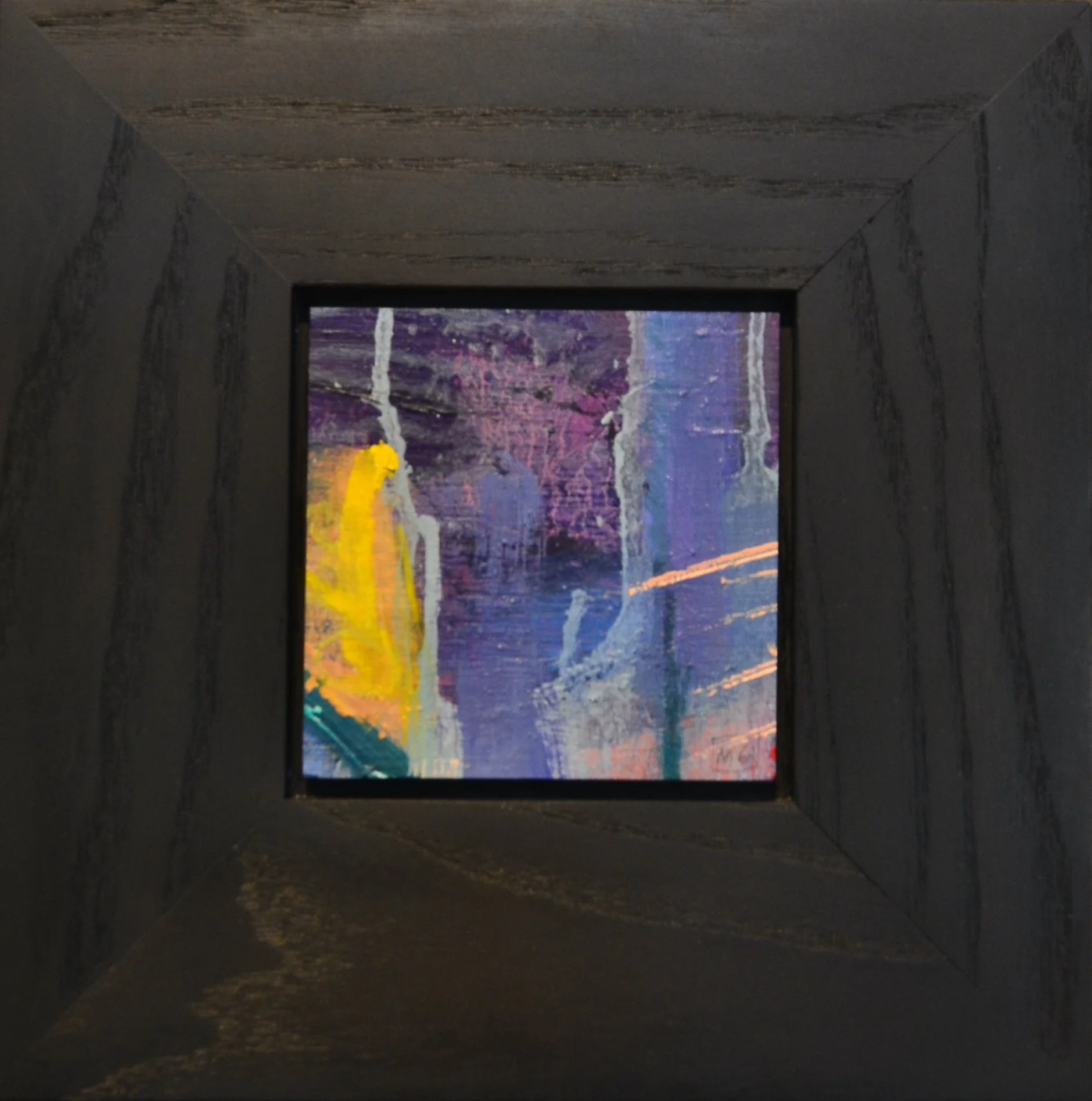 Miniature VIII
8.5" x 8.5" ( Ash wood frame black finish)
Oil on panel

Available