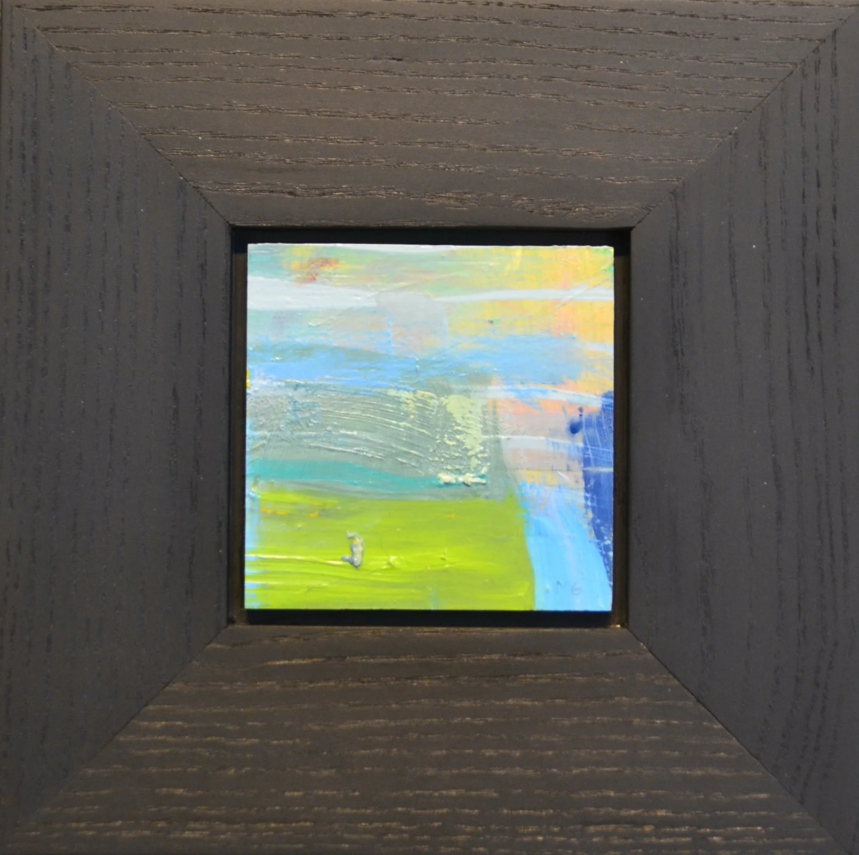 Miniature IV
8.5" x 8.5" ( Ash wood frame black finish)
Oil on panel

Available