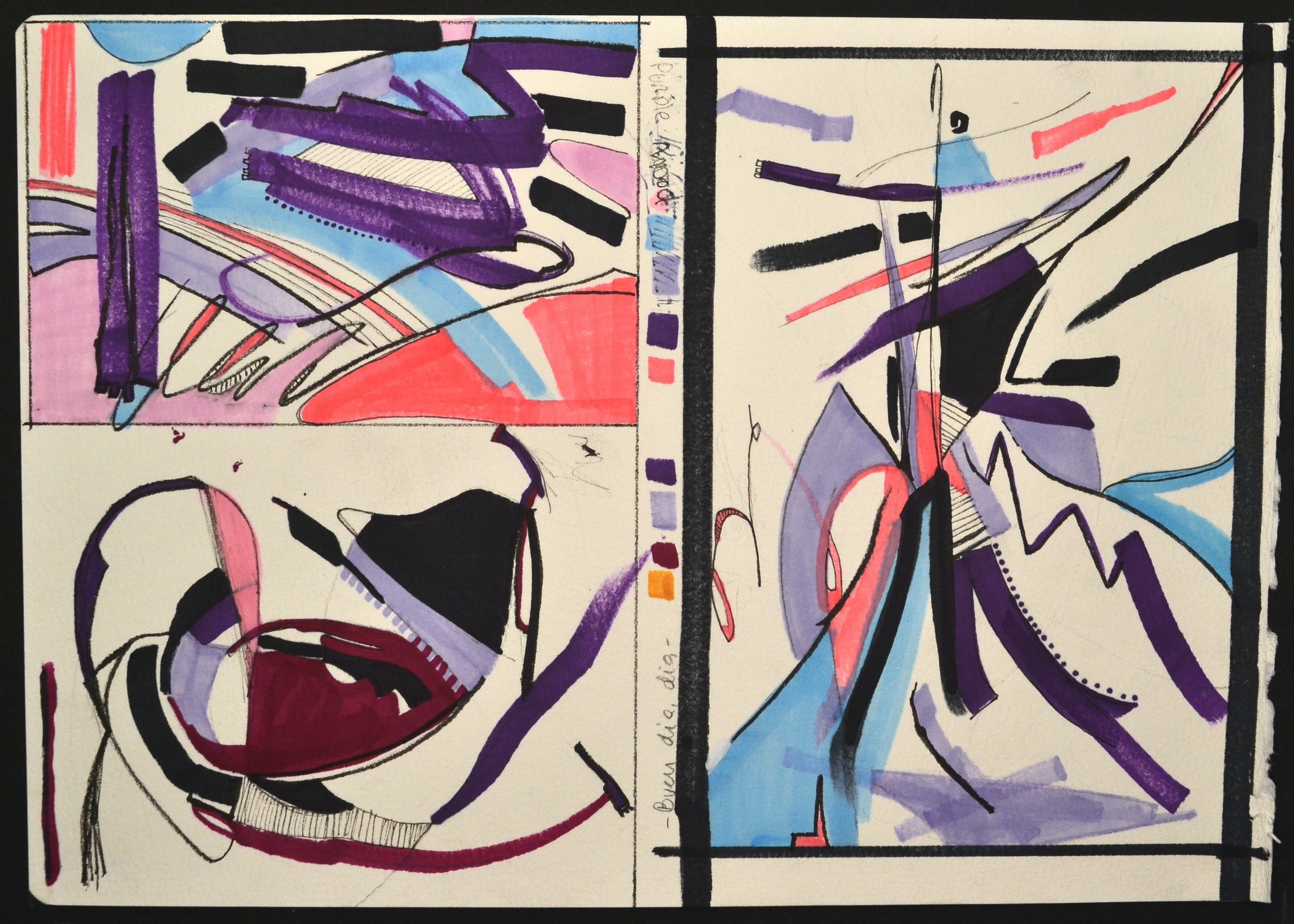 Summer smells, 8"x 12"