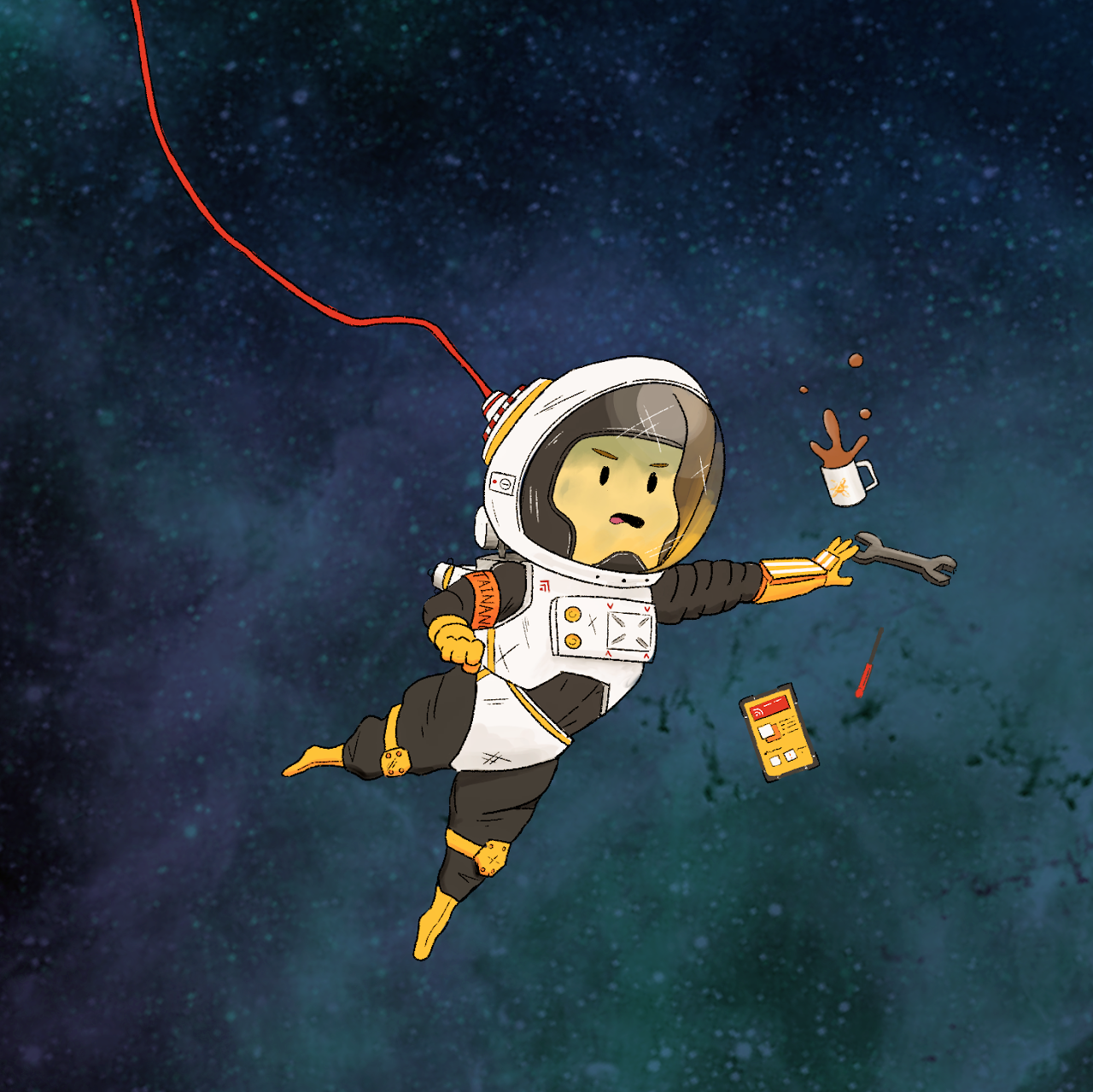 I love drawing. You will often spot me sketching pictures in the margins of my notebook. 