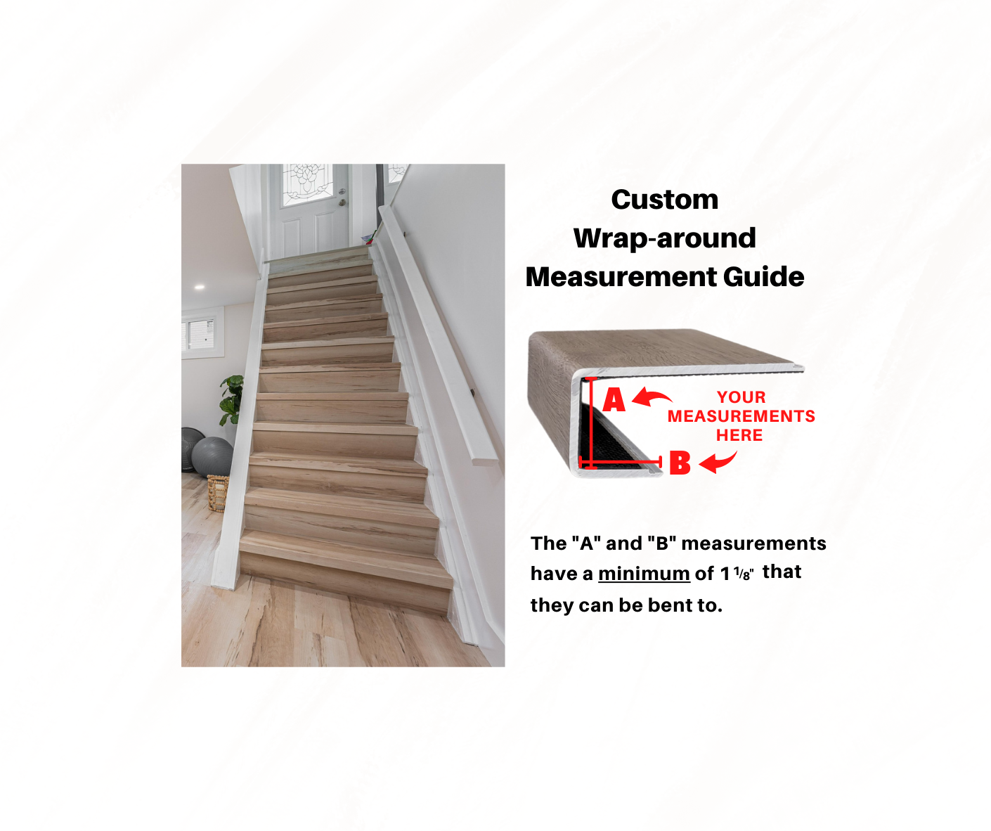 Custom Wrap Around Stair Nosing — Proper Floors