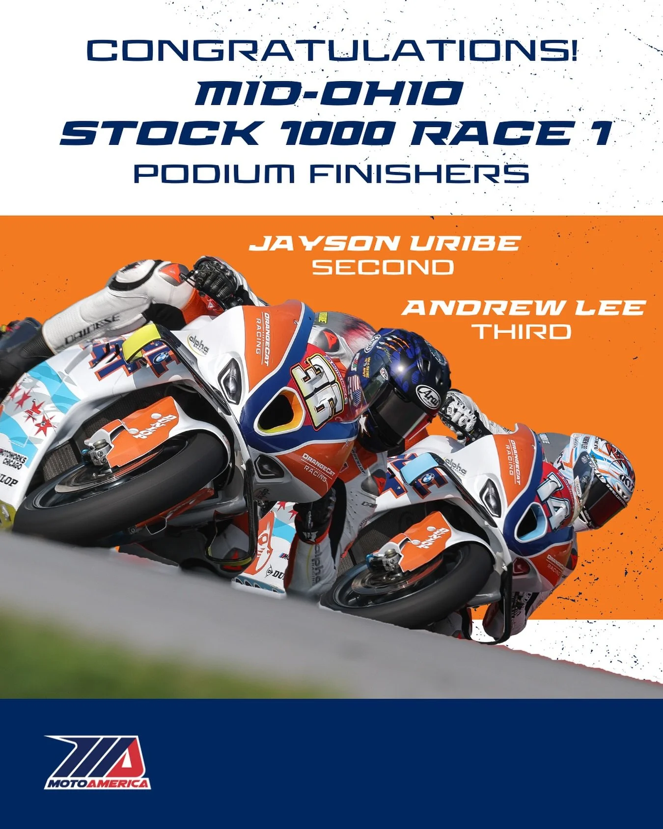 Tough battle out there with JD Beach setting the pace and taking the win. Jayson Uribe fought back after a rough start to grab P2, while Andrew Lee made a huge save and held off Bryce Kornbau to secure P3. Big points, hard racing, and momentum for to