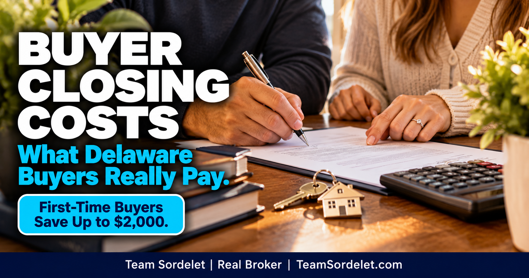 How Much Are Buyer Closing Costs in Delaware?