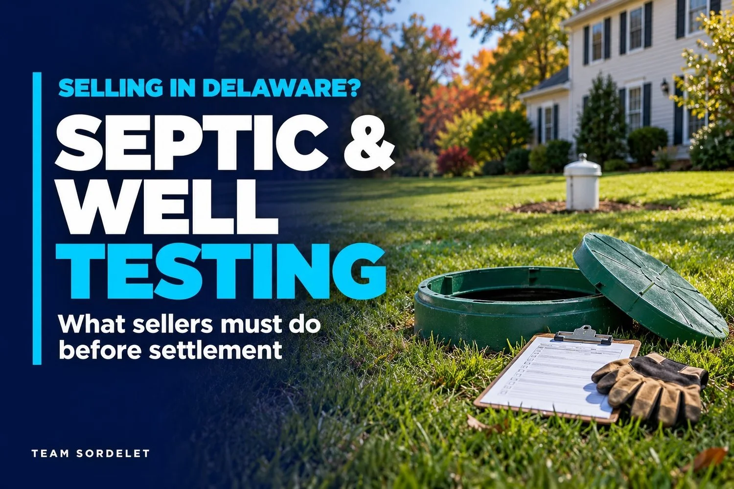 Septic and Well Testing When Selling a Home in Delaware