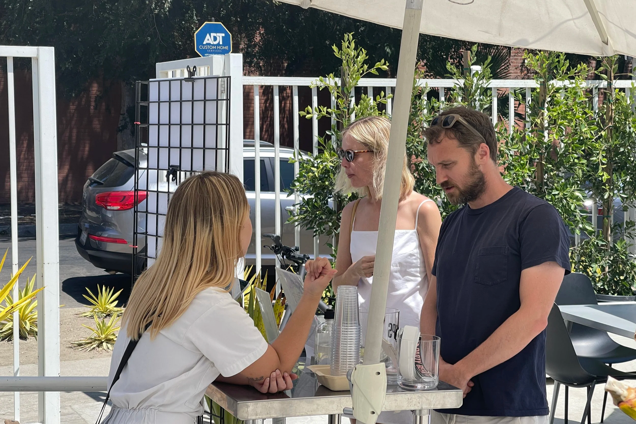 Ellay Pizza wood-fired vegan pizza trailer at the Vegan Playground event in Los Angeles during the peak of the vegan food movement.
