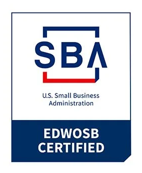 Economically Disadvantaged Women-Owned Small Business Official SBA Certification in progress. Verified commitment to federal diversity and small business procurement standards.