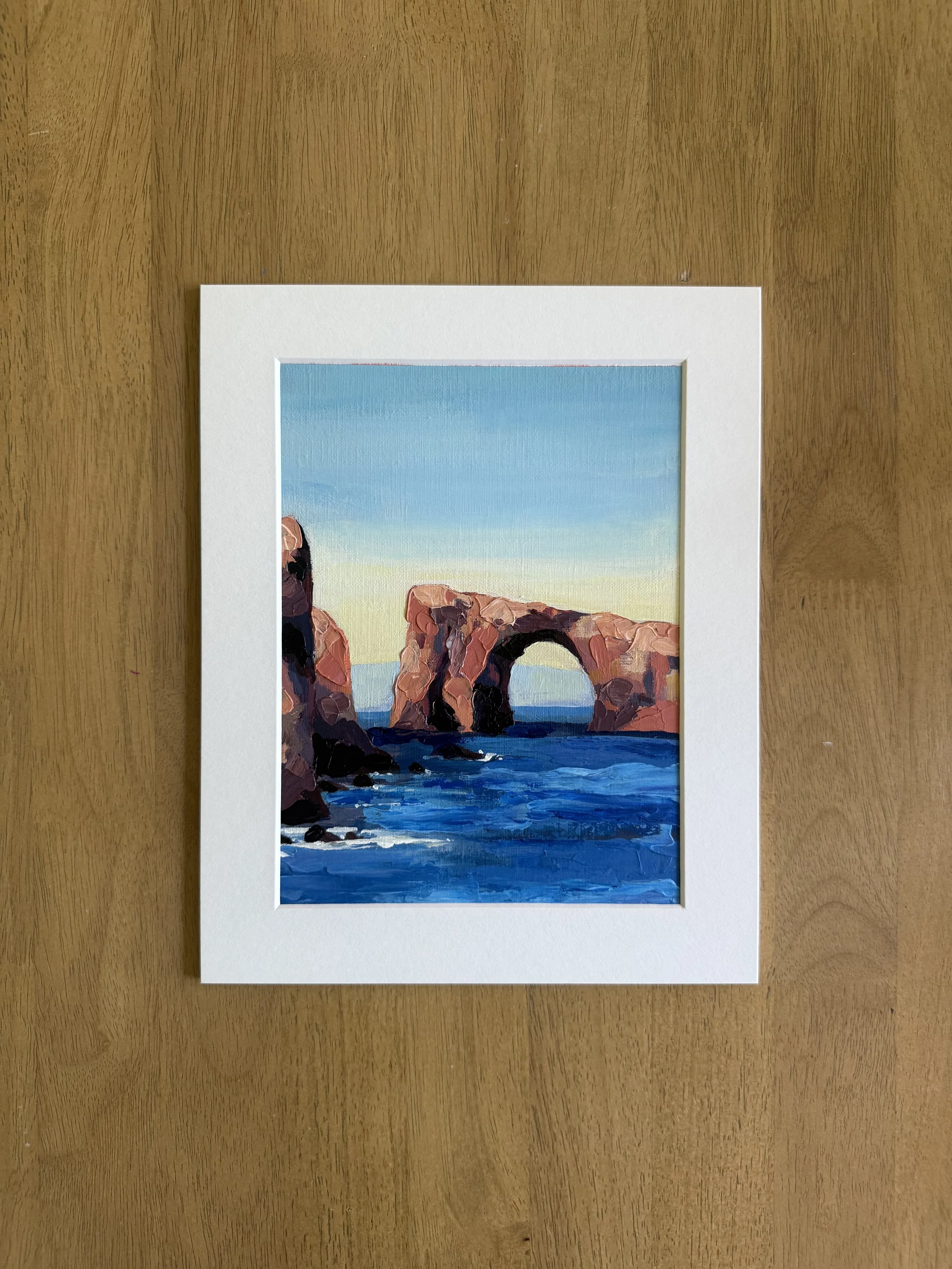 Anacapa - Channel Islands | Matted Original Painting
