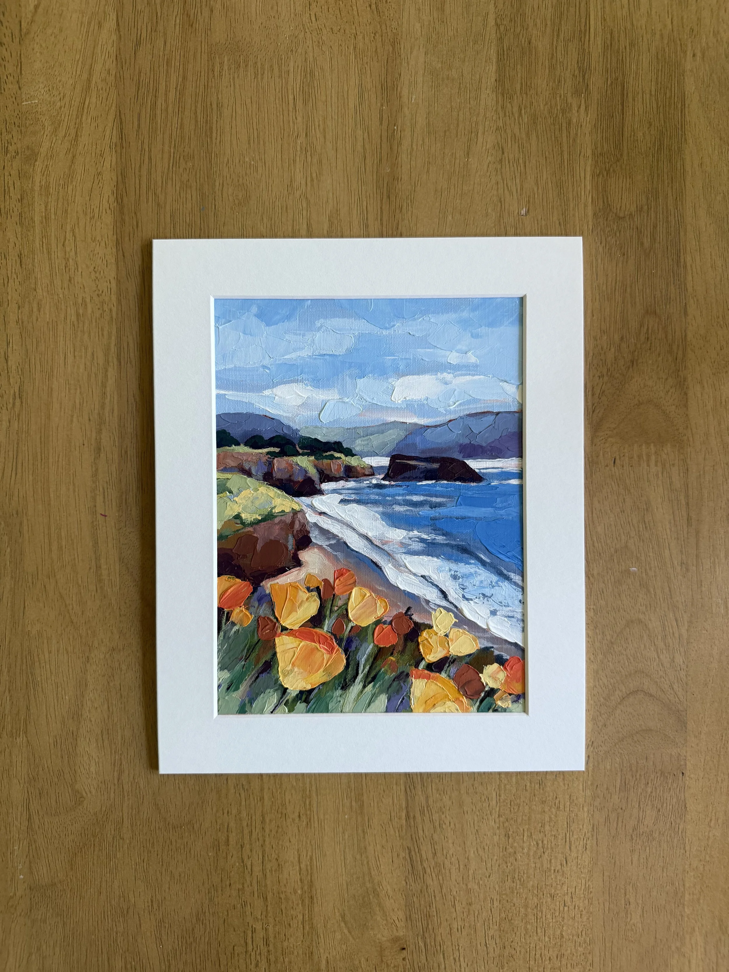 Mendocino | Matted Original Painting
