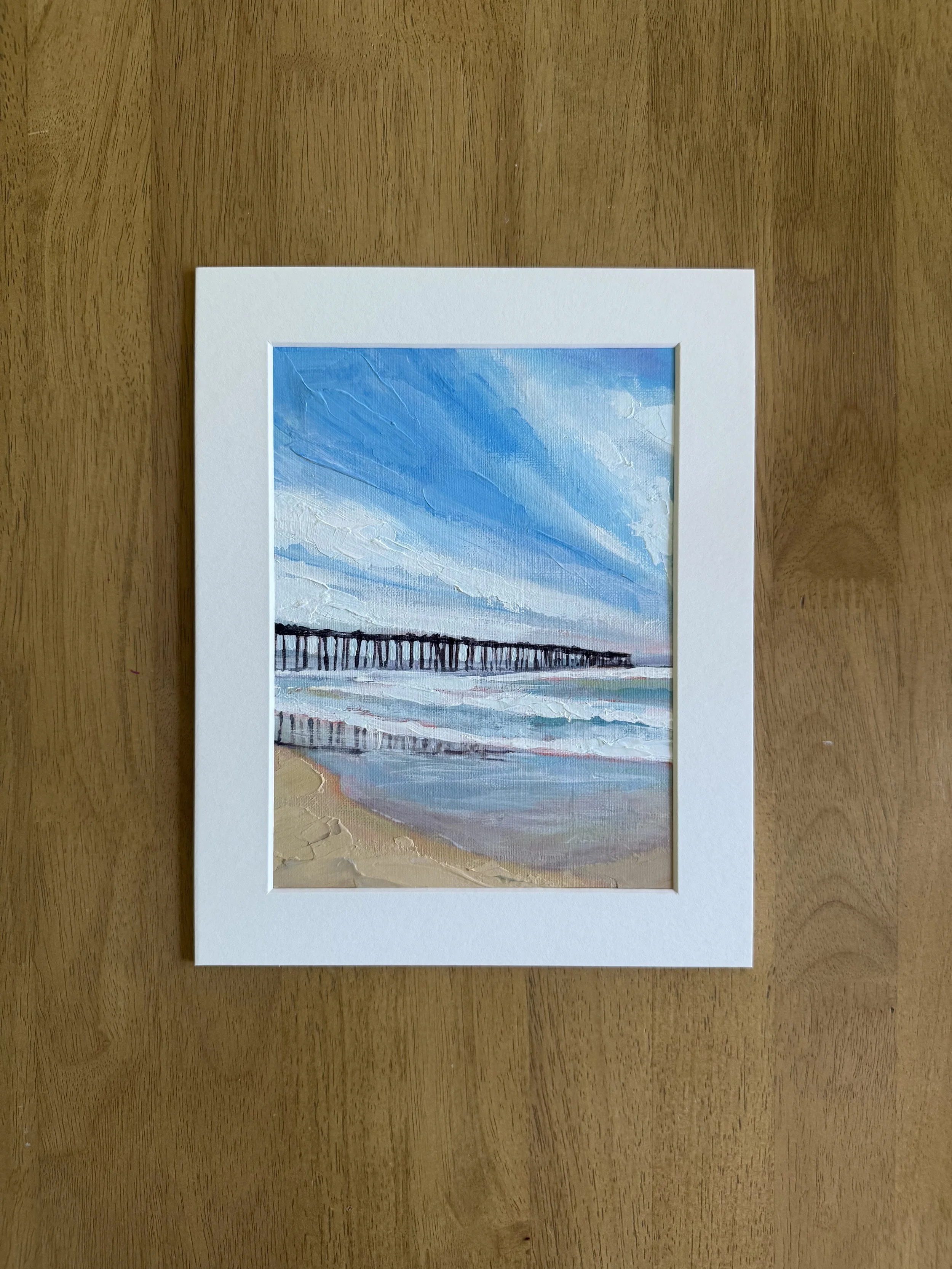 Pismo Beach | Matted Original Painting