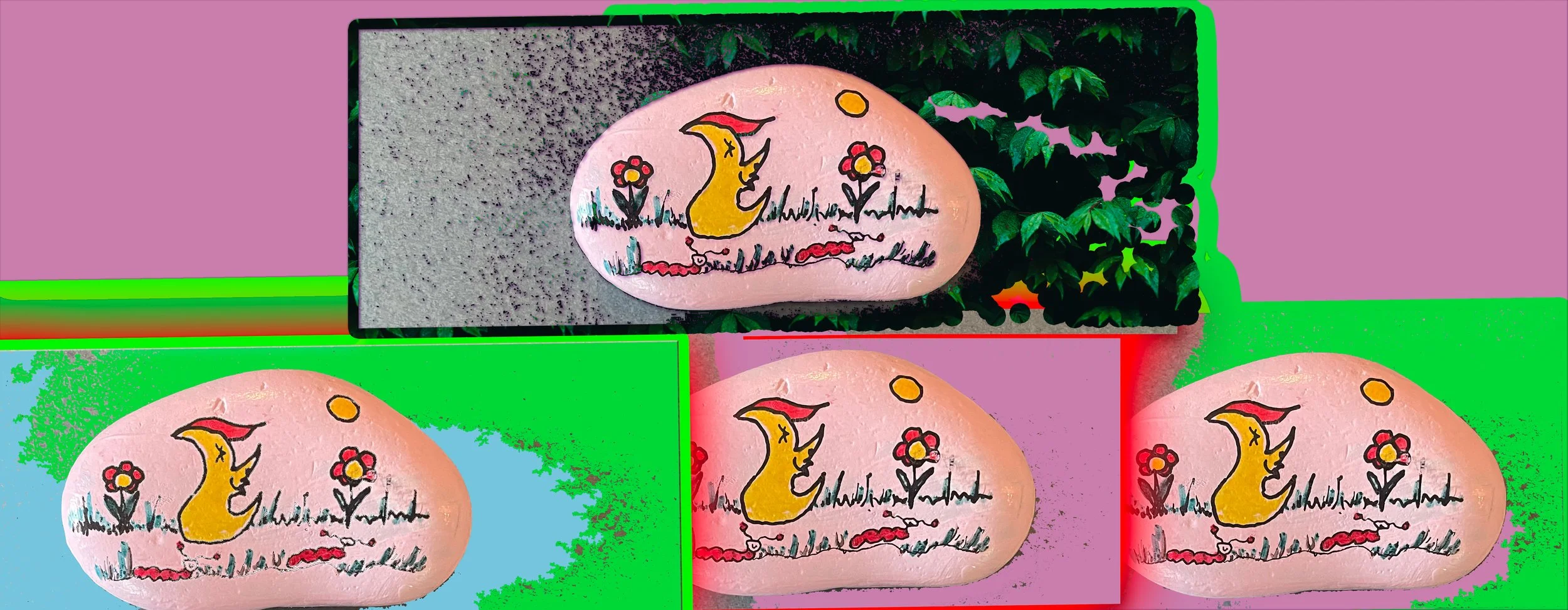 Moongoon hand painted stones