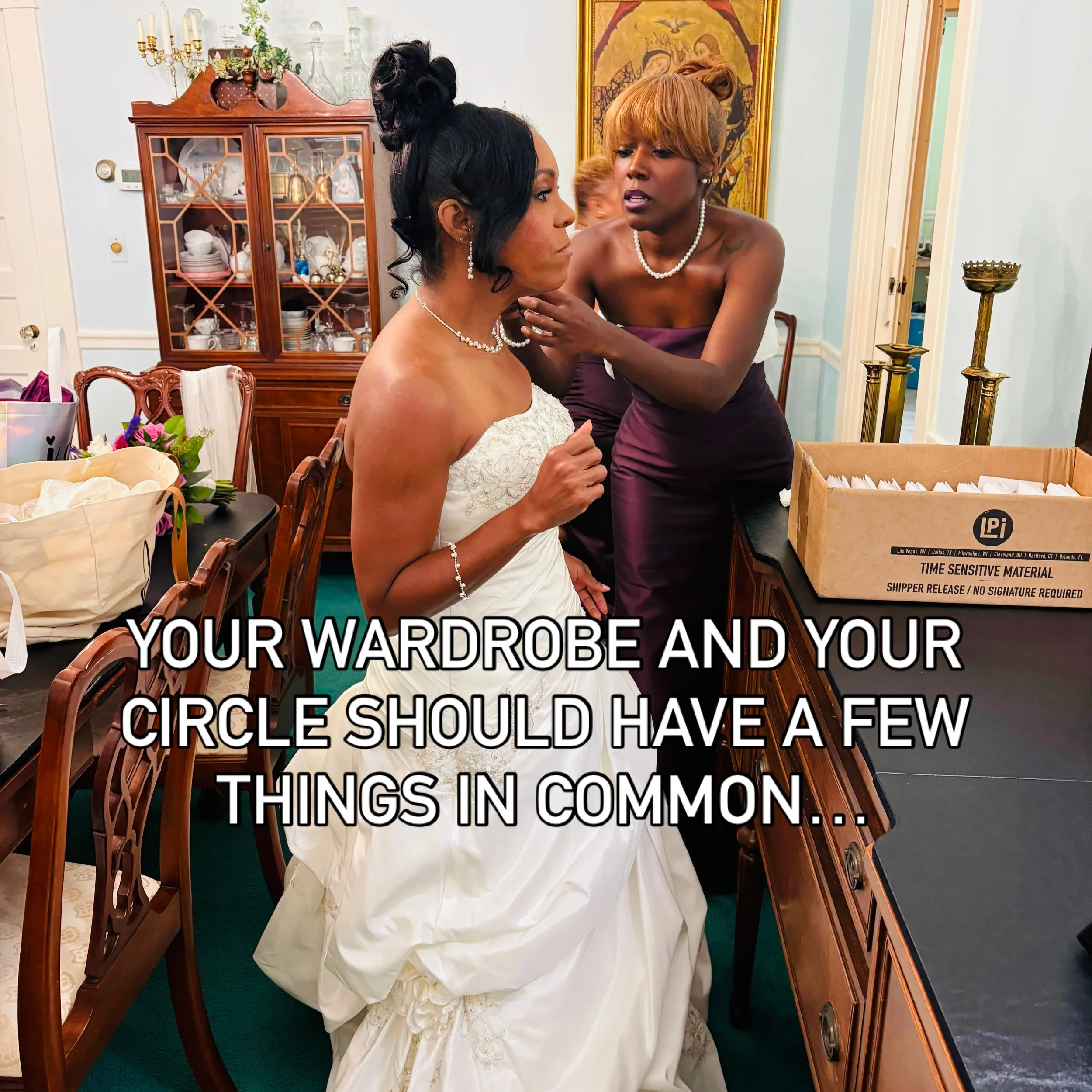 Consider this friendship and wardrobe advice.

#wardrobewisdom #loveandfriendship #whenyourfriendisastylist #stylewithintention #fabstyles