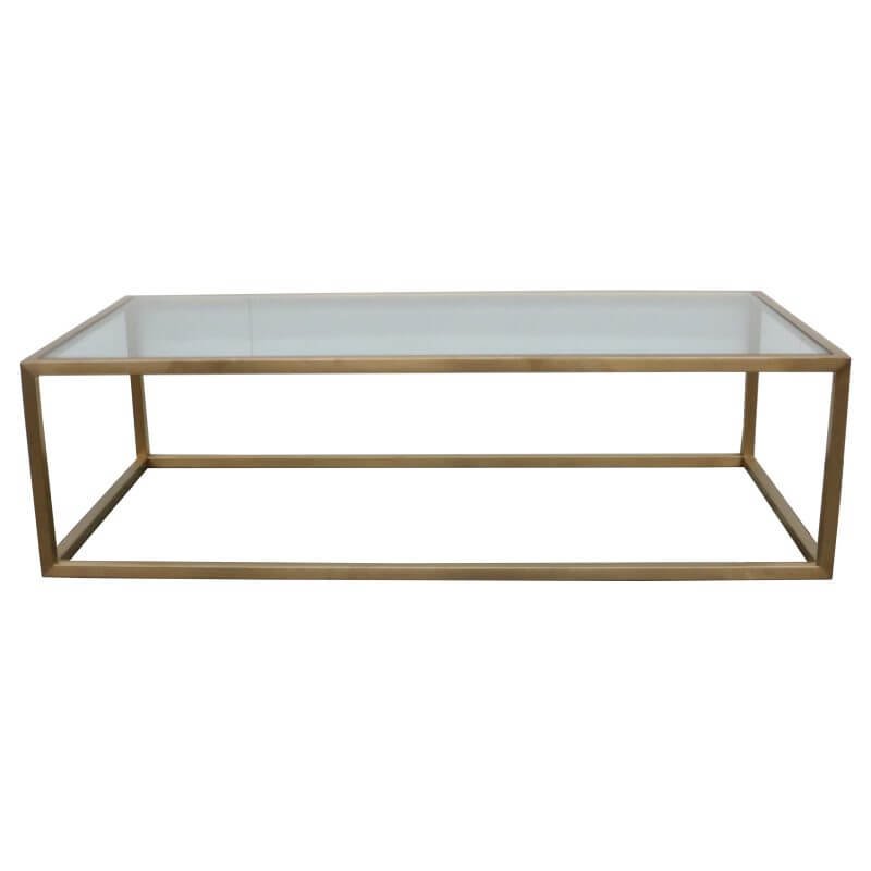 Bogart Coffee Table Brass