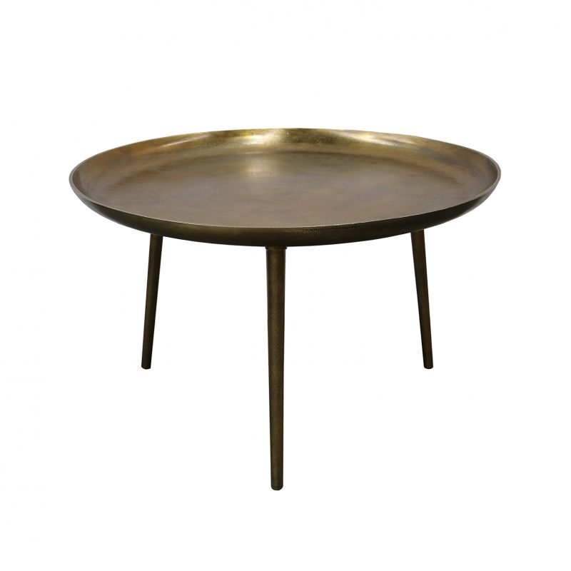Bronx Coffee Table Brass Antique