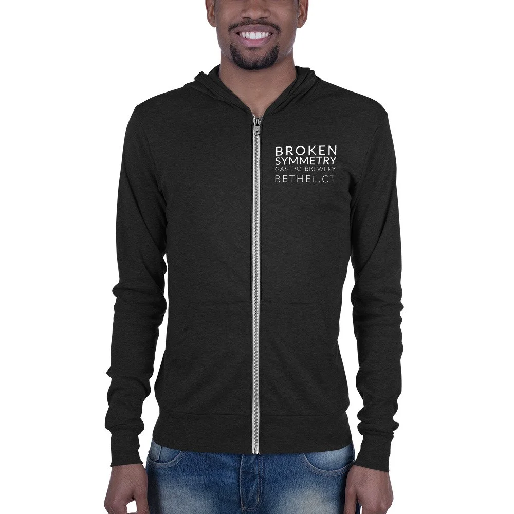 Support Your Local Brewery Unisex Zip Hoodie — Broken Symmetry