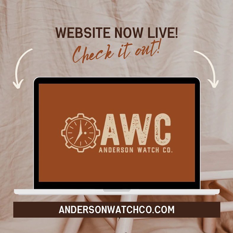 It&rsquo;s live! Go check out my new website andersonwatchco.com

#websitelaunch #newwebsite #launchday #norfolkcountyontario #norfolkcounty #watchwebsite #andersonwatchco