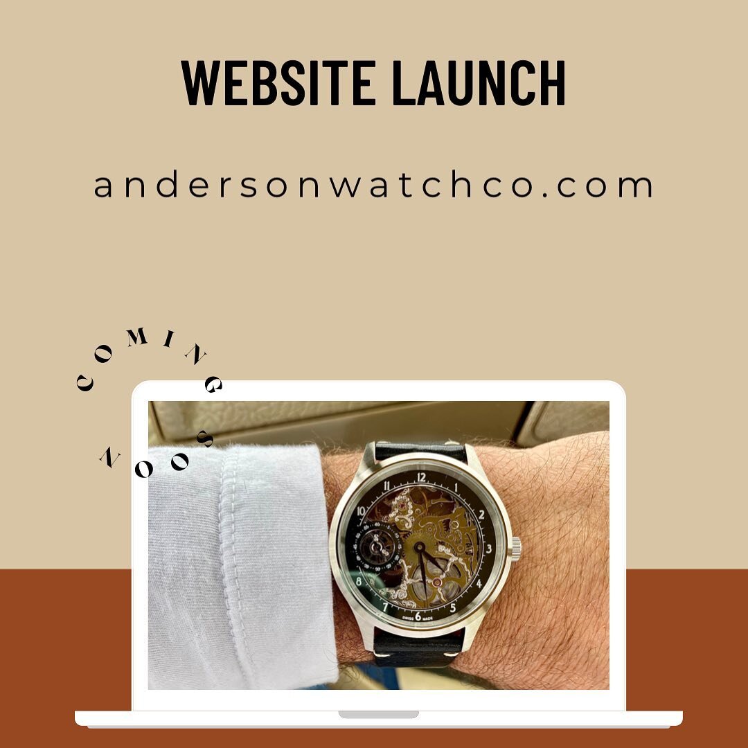 Set your clocks! August 3rd at 6pm is the website launch 🚀 

#websitelaunch #watchaddict #watchmaker #norfolkbusinessowner #norfolkcounty #norfolkcountyontario